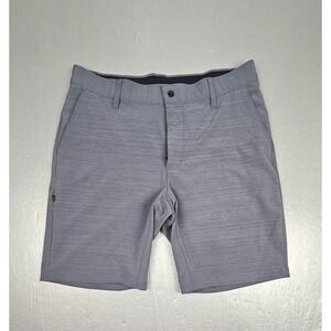 Bylt Shorts Mens Large Kinetic Gray Stretch Waist Water Resistant Active Outdoor